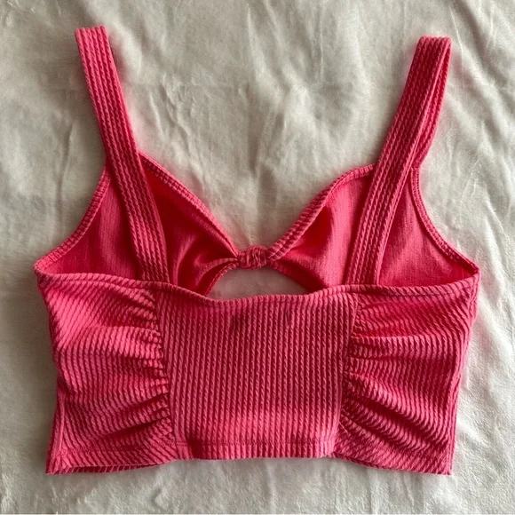 Urban Outfitters Hot Pink Keyhole Tank Top - Picture 4 of 4